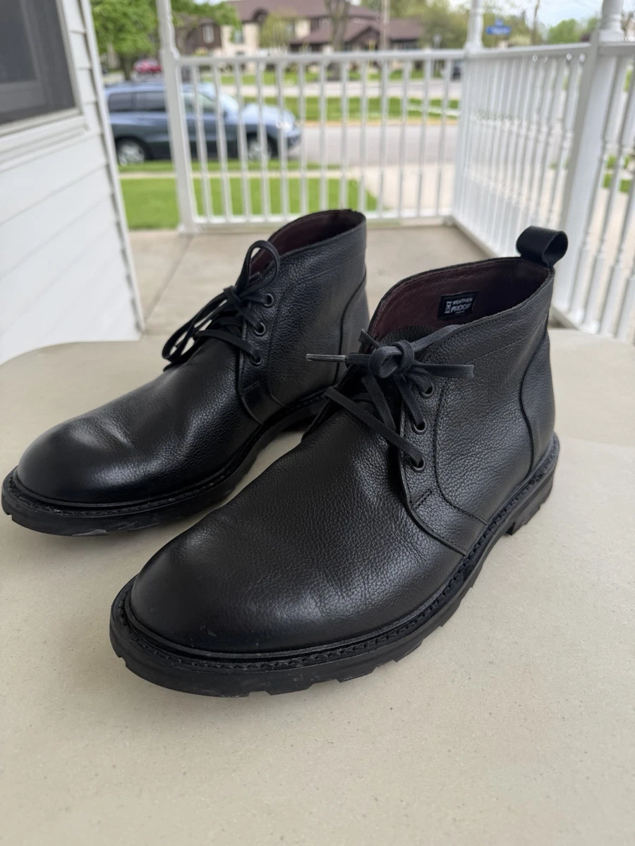 Black Allen Edmonds Leather Boots for Men for Sale | Shop  display picture 1