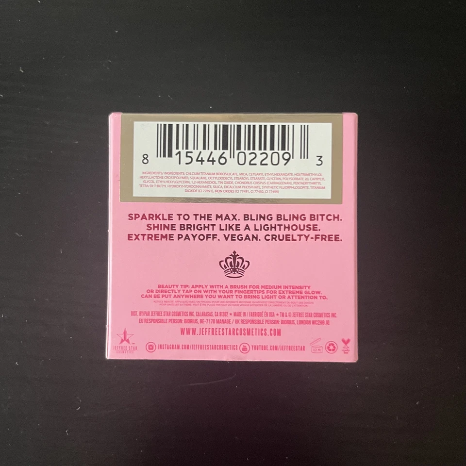 Jeffree Star Supreme Frost Highlighting Powder - Frozen Peach - Image 2 of 3