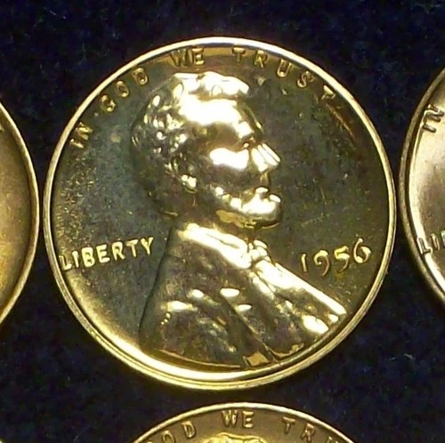 1956 CHOICE PROOF LINCOLN WHEAT CENT - SOLID COIN - VERY NICE - SEE PICS!!