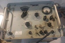 vintage U.S. navy dept signal generator set SG-117/URM-26B Power Up ONLY.