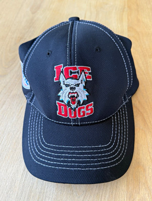 MARR Fairbanks Ice Dogs NAHL Hockey Cap Hat, Black S/M