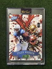 Tyler Warren /3 RC - Red & White Mojo Foil - 2025 Wild Card Splat Holiday