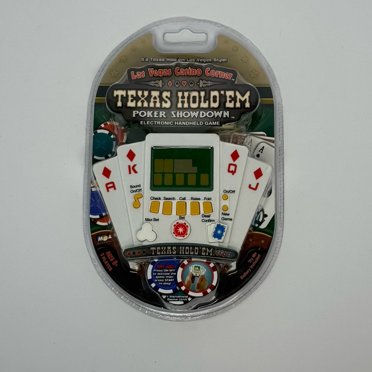 MGA Entertainment Poker Handheld Electronic Game Electronic Games