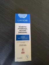 NIB Lavior Diabetic Hydrogel Wound Dressing 1 fl oz Exp: 06/2026 Free Ship