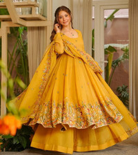 Anarkali Salwar Kameez Women Readymade Anarkali Gown Partywear Wedding Suits
