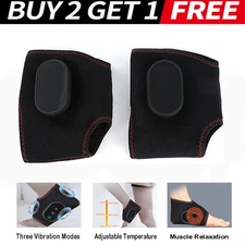 1 Pair Electric Foot Ankle Massager Pain Relief 3 Modes Vibration Hot Compress