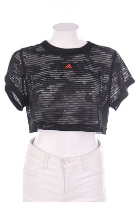 adidas Cropped-Shirt M farblos transparent