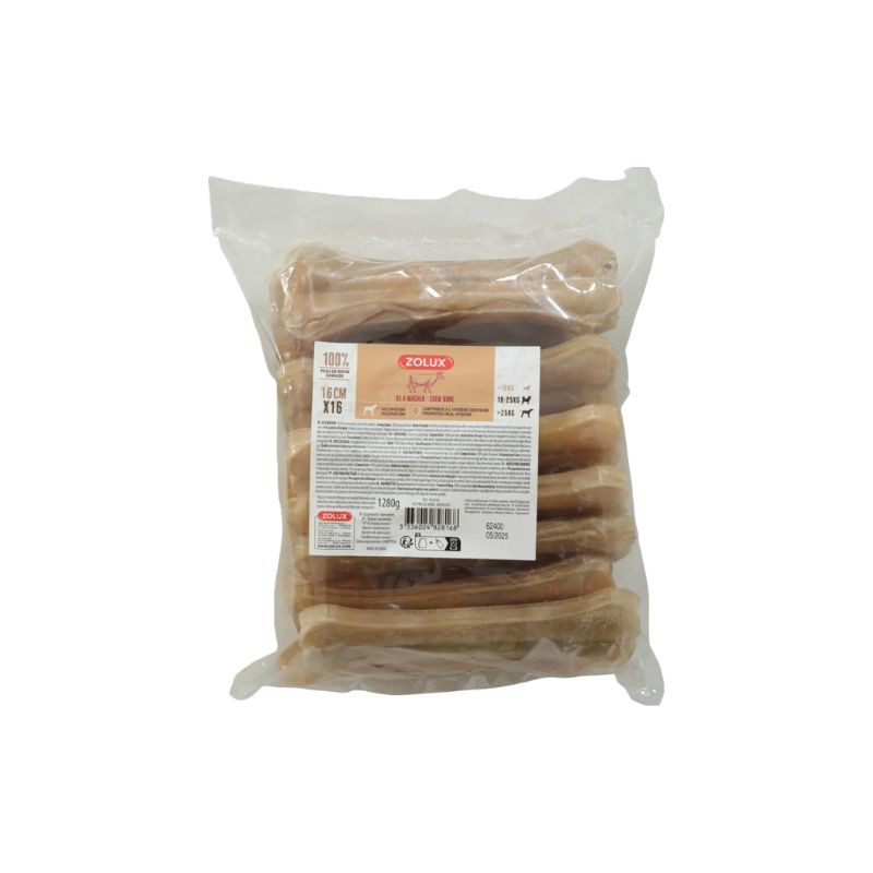 Zolux Osso Pressato 16cm x 16pz 1280gr | Igiene Dentale Cane