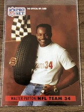 1991 Pro Set Walter Payton Chicago Bears #1