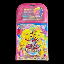 VTG Lisa Frank Dream Writer's Travel Set Casey Candy Puppy Love Note Pad Stencil