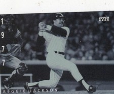 Reggie Jackson Yankees 1992 Ken Burns Baseball #75 Bx14c