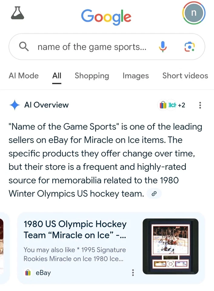 Insignia de identificación de hockey Miracle On Ice firmada por Jack O'Callahan 1980 EE. UU. 🇺🇲 Lake Placid Foto 3 de 4