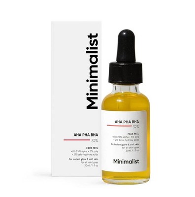 Minimalistische AHA PHA BHA 32% Peelinglösung für weiche Haut 30ml