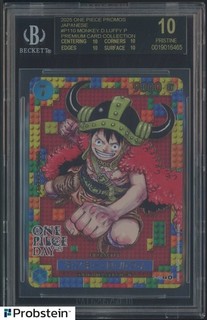 2025 One Piece Day '25 Promos JPN P 110 Monkey D. Luffy BGS 10 BLACK LABEL