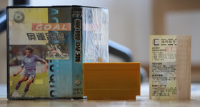 TCL J-League Soccer, 6-in-1 Famicom Famiclone Dendy China Football cartridge NES