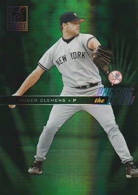 2004 Donruss Elite Passing the Torch Green #PT-25 Roger Clemens/500