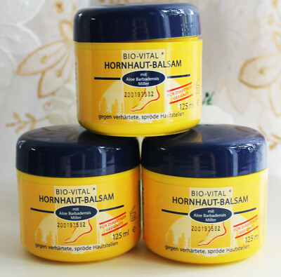 3x125 ml Bio-Vital Hornhaut Balsam Aloe Vera Harnstoff Pflege fr Fersen &  Fe | eBay.de
