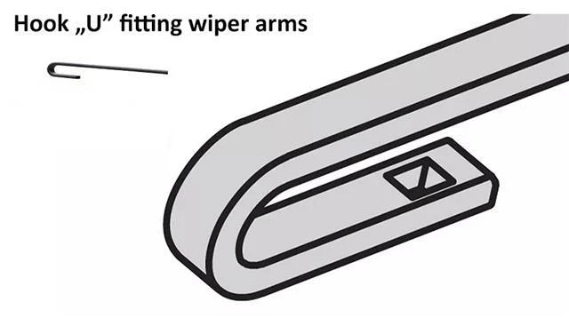 Se adapta a furgoneta IVECO DAILY 1999-2014 limpiaparabrisas con kit de lavadora Foto 2 de 4