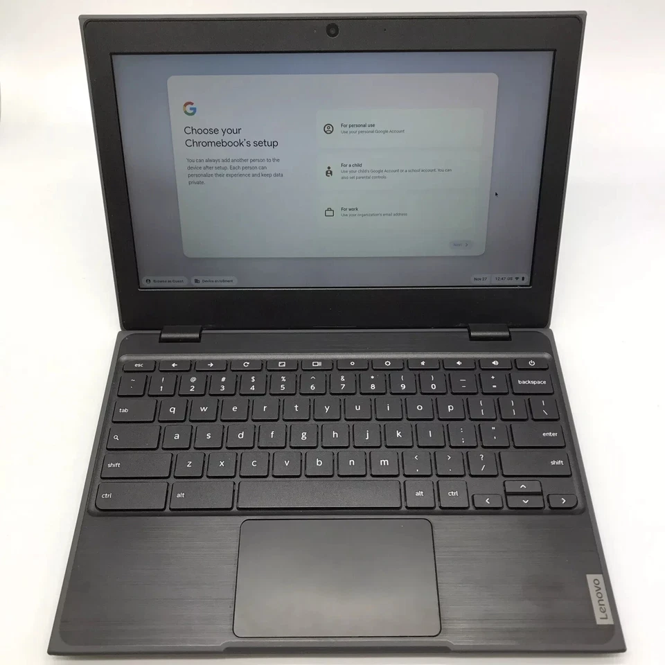 联想 Chromebook 100e 第 2 代 11.6 英寸 AMD A4-9120C @ 1.6GHz 4GB RAM 32GB 固态硬盘 — 第 2/4 张图片