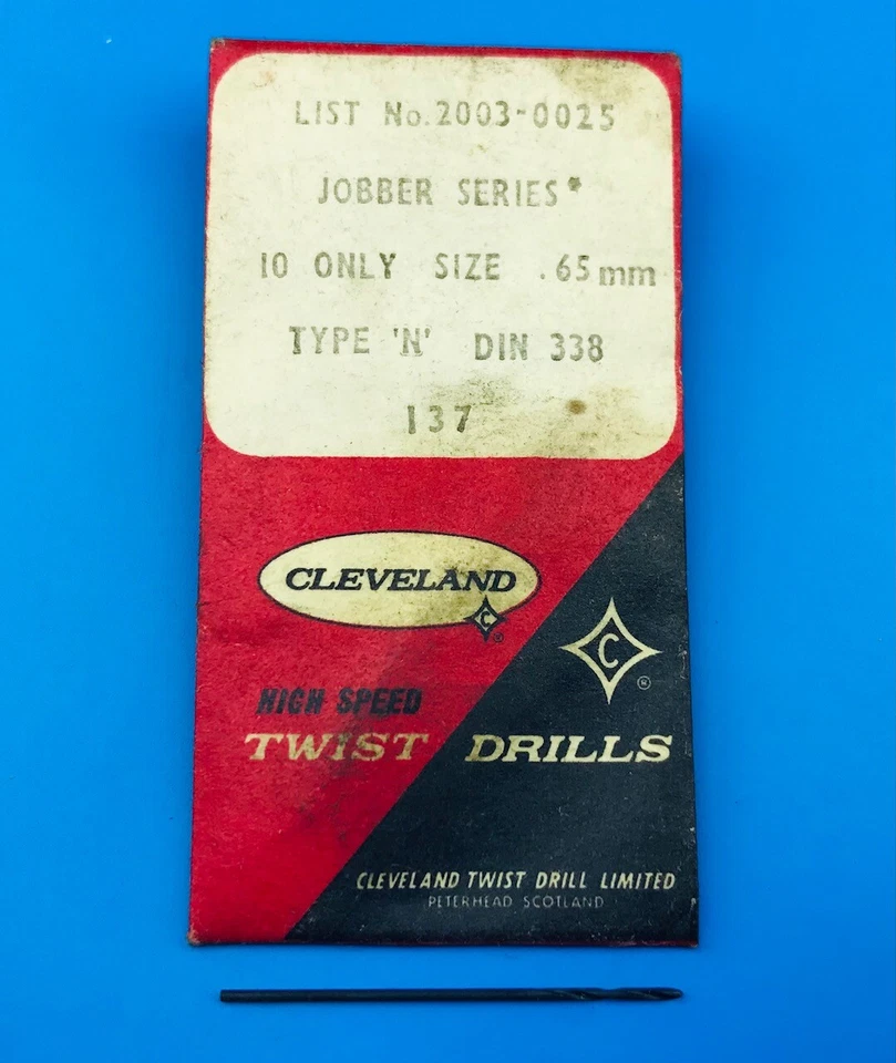 Cleveland HSS 0.65mm HSS Drill