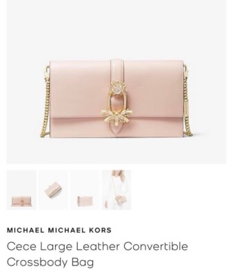 Cece Large Leather Convertible Crossbody Bag