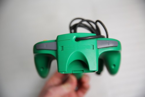Nintendo 64 Video Game Controller Authentic N64 Green Good Joystick VTG - Picture 4 of 5