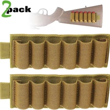 Molle Tactical 6 Rounds Shotgun Shell Holder Ammo Carrier Pouch for 12/20 Gauge