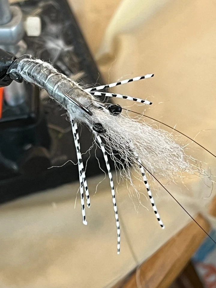 (QTY3) Greentail shrimp fly  striped bass bone  red fish salt water snook flies - Image 3 of 4