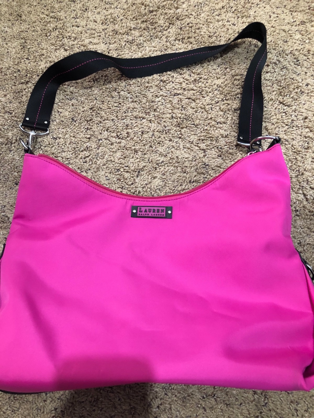 ralph lauren pink handbag