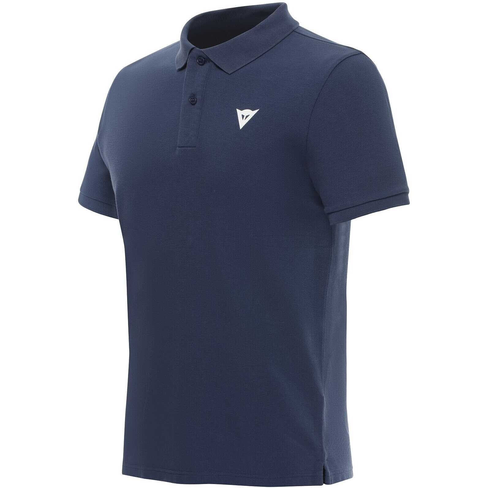 POLO MAGLIA MANICHE CORTE DAINESE SPEED DEMON POLO INSIGNIA BLU COTONE TG L