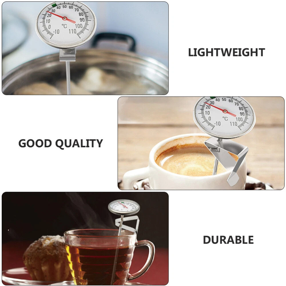 Milk Frother Temperature Gauge Instant- Read Food Thermometer Milk Frother Temperature Gauge Instant- Read Food Thermometer