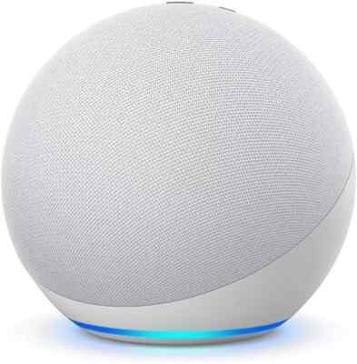 Amazon Echo Dot (4. Gen) Smarter Lautsprecher mit Alexa - Glacier White