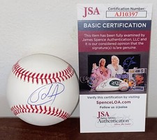 Sandy Alcantara Signed Autographed Rawlings MLB Baseball Miami Marlins JSA