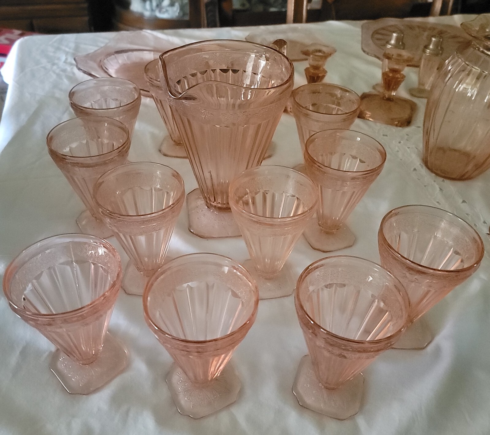 Adam Pink Depression Glass eBay