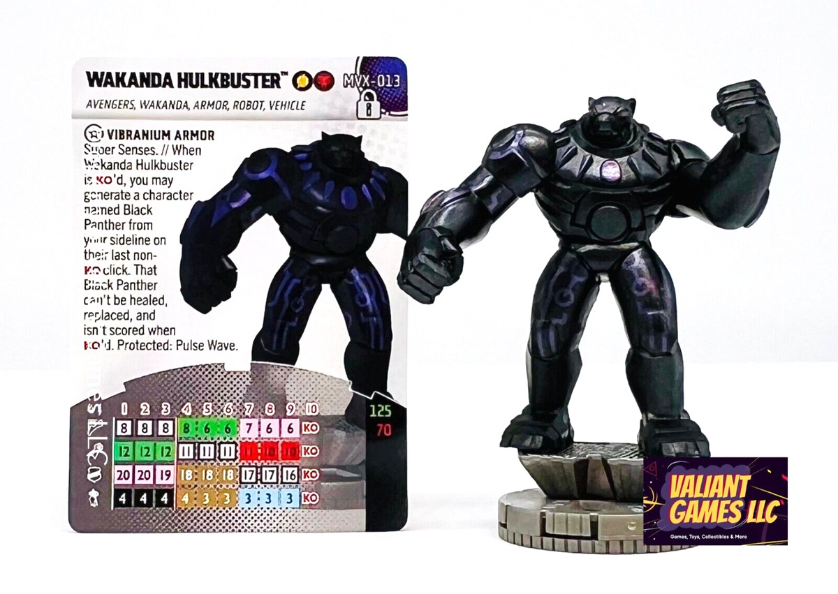 Marvel Heroclix Wakanda Hulkbuster #MVX-013 w/ Card Iconix | eBay