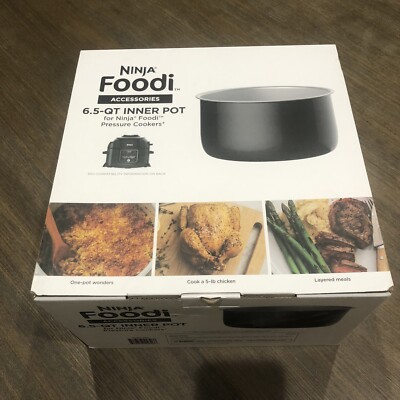 Ninja Foodi Ceramic-Coated Inner Pot Gray Replacement OP302 NEW 