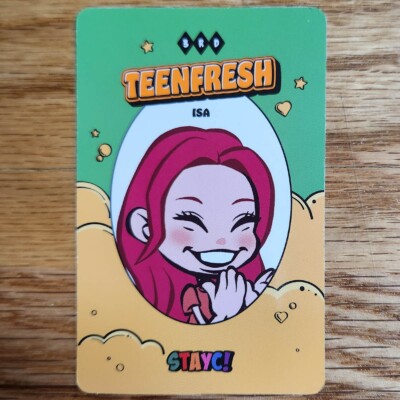 ISA Official Photocard StayC 3rd Mini Album Teenfresh Genuine Kpop
