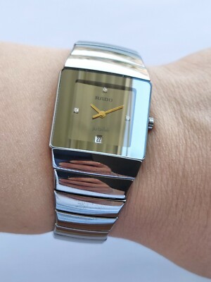 RADO jubilé レディース腕時計 RADO DIASTAR JUBILE WATCH HIGH TECH CERAMIC LADY QUARTZ DIAMOND