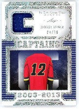 2023 LEAF IN THE GAME USED HOCKEY CAPTAINS RELIC #04/20 FLAMES Jarome Iginla