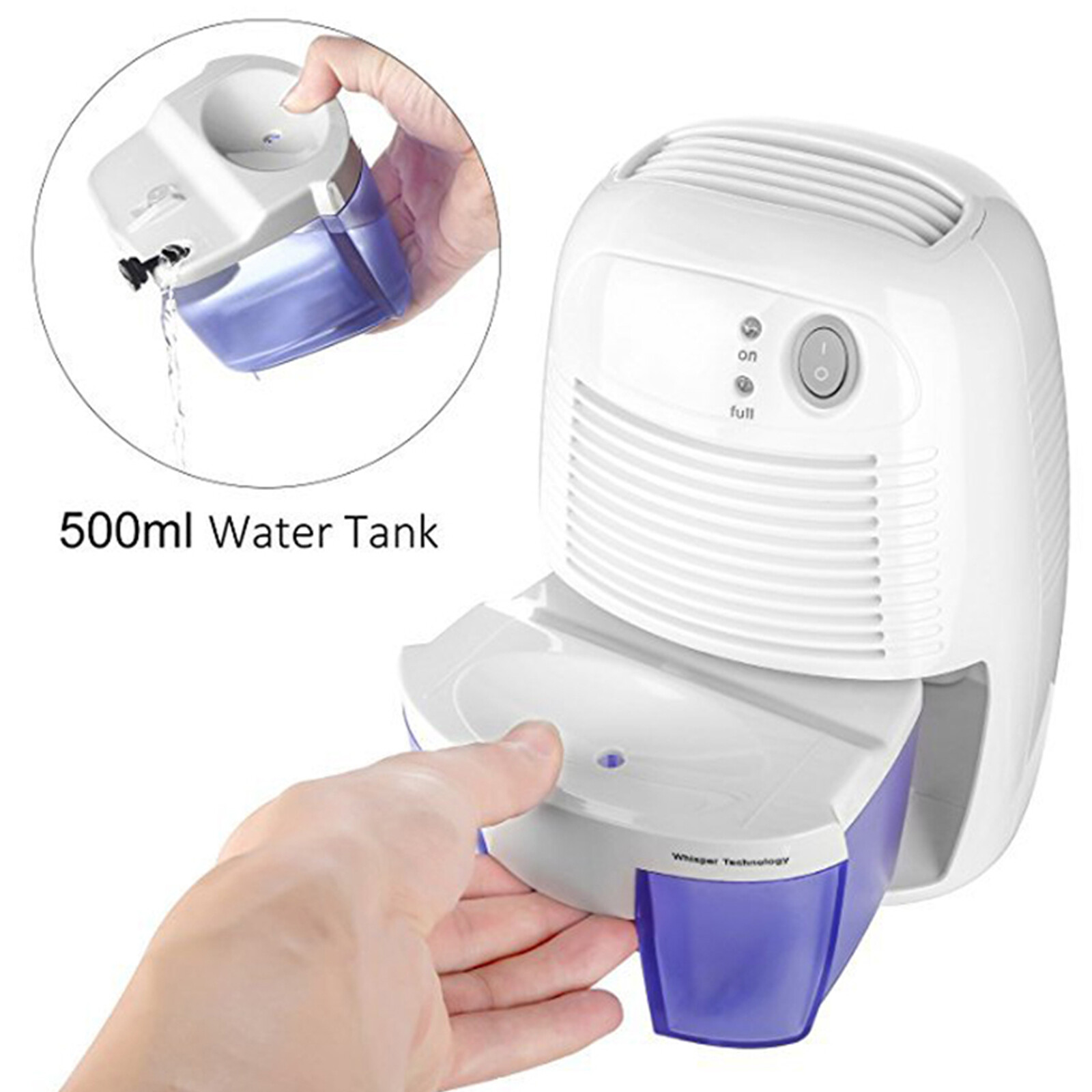 Dehumidifiers Portable Dehumidifier Drain Hose Water Tank Ideal