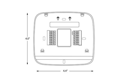 VIVE Comfort TP-N-701 Non-Programmable Thermostat (1 Heat 1 Cool) single stage - Picture 5 of 6