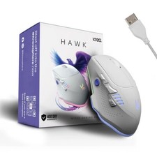 Kreo Hawk Wired Gaming Mouse - RGB Lighting, Ergonomic Design, High-Precision