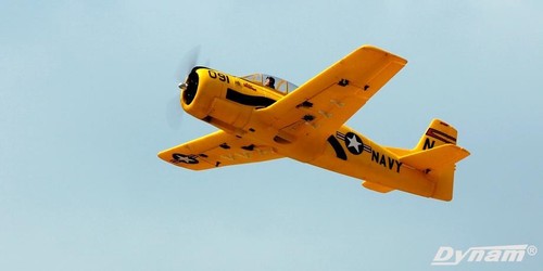 Dynam T 28 Trojan EPO 1270mm gelb PNP V2 North American Brushless LiPo Flugzeug - Bild 4 von 8