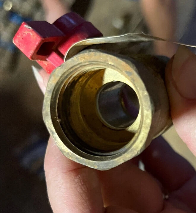 PROFLO PF87CF 3/4" T-Handle Two piece Gas Ball Valve, 6 pieces - Image 4 of 4