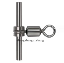 Cross-line Brass Head Sleeves Rolling Swivel Tube Fishing Swivels 3 Way Connect