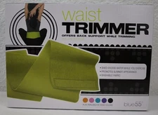 NEW Blue 5.5 Waist Trimmer Green Offers Back Support While Trimming One Size
