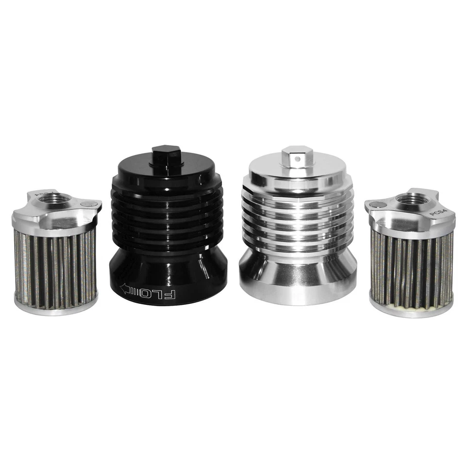 Filtro de aceite de acero reutilizable PCRacing Flo para Harley Davidson PCS4C Foto 4 de 4