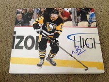 Nick Bonino Autographed 8x10 Pittsburgh Penguins 2016 Stanley Cup 