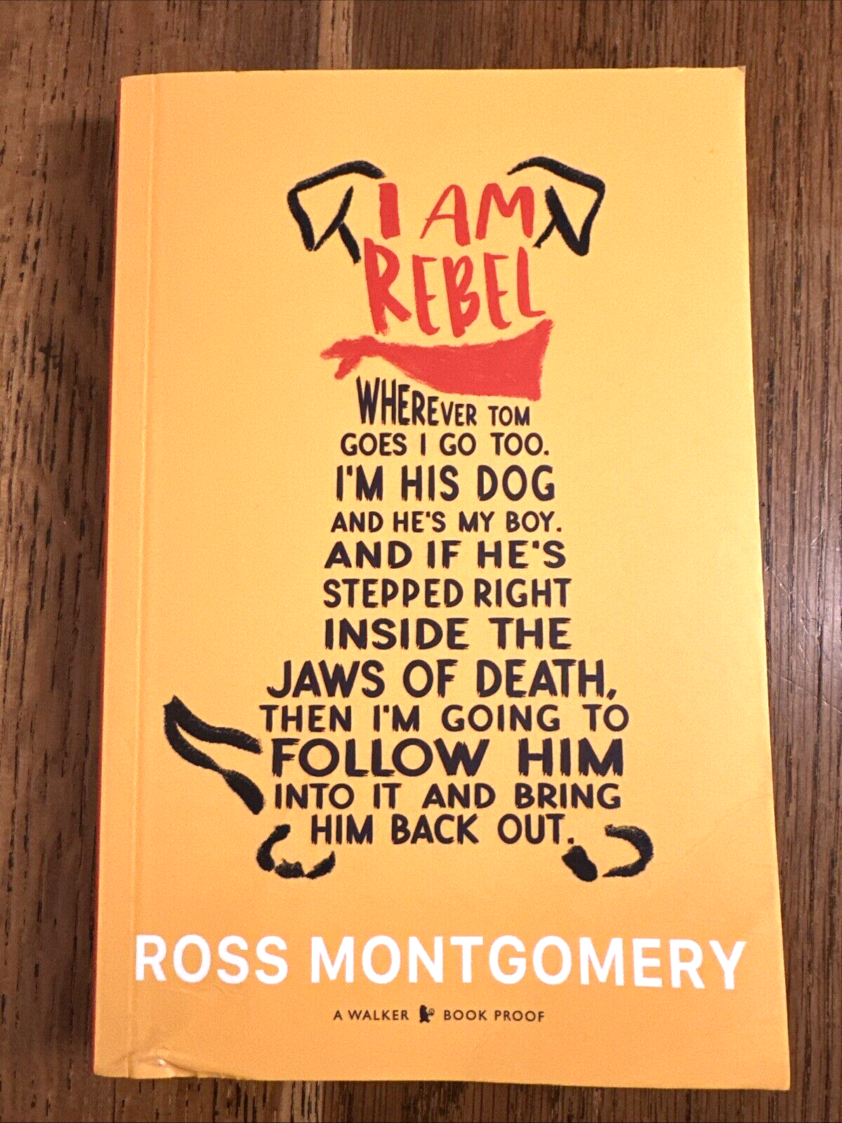 I Am Rebel by Ross Montgomery 2024 UK Uncorrected Proof - Walker Books