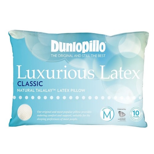 DUNLOPILLO Luxurious Talalay Latex Pillows Classic/Medium/High Up To 40% OFF RRP - Picture 7 of 11
